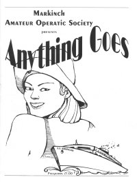 Anything Goes Programme cover