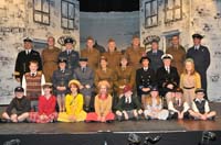 Military Personel and School Children